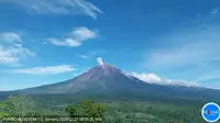 Gunung Semeru erupsi lagi dengan tinggi letusan mencapai 600 meter (Istimewa)