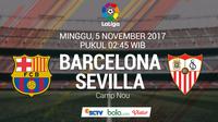 La Liga 2017 Barcelona Vs Sevilla (Bola.com/Adreanus Titus)