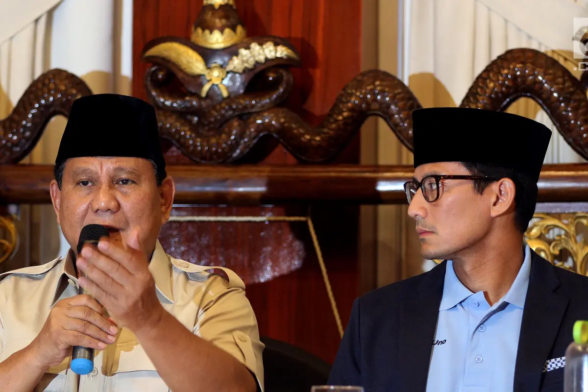 Pernyataan Sikap Koalisi Prabowo-Sandiaga