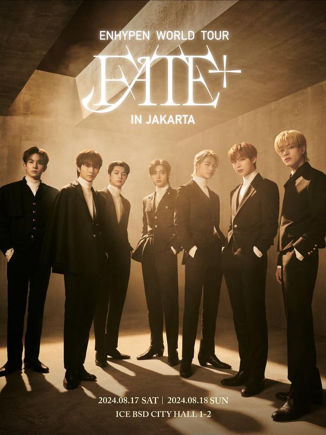 Enhypen konser di Jakarta. (Twitter/ BELIFTLAB)