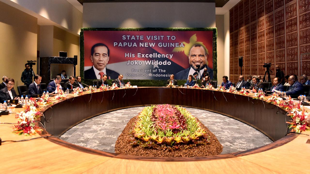 Pertemuan Bilateral Jokowi dan James Marape