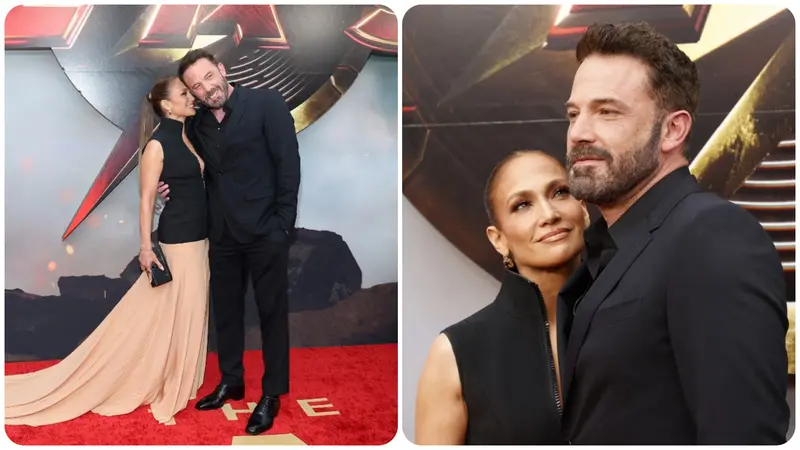 Jennifer Lopez dan Ben Affleck di Premiere The Flash