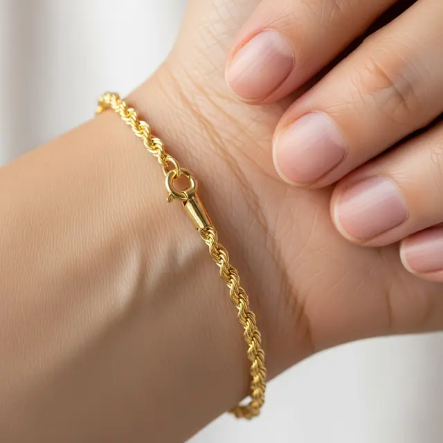 Model Gelang Rantai 2 Gram Polos