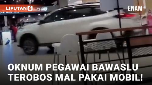 VIDEO: Viral! Mobil Oknum Pegawai Bawaslu Payakumbuh Bawa Mobil Terobos Mal Transmart Padang