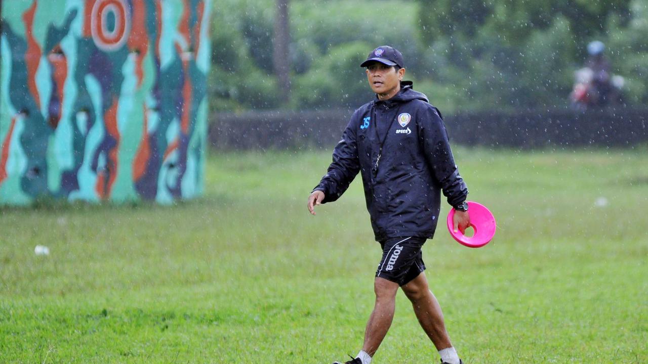 Pelatih Arema Cronus Joko Susilo (Liputan6.com / Rana Adwa)