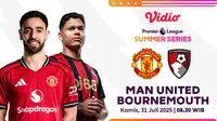 Siaran langsung Manchester United vs Bournemouth - PL Summer Series 2025 di Vidio. Jangan ketinggalan pre-season Premier League Summer Series 2025 antara Manchester United vs Bournemouth hanya di Vidio (sum, doc, vidio.com)