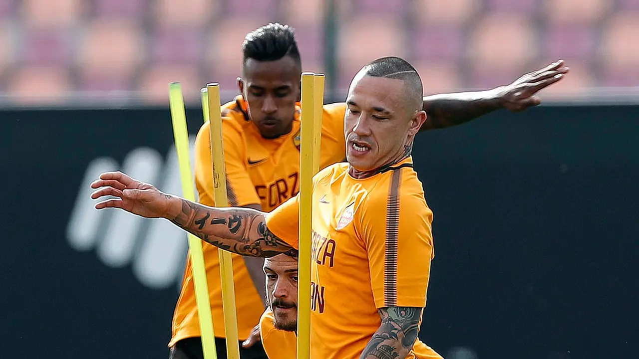 Semangat Pemain AS Roma Jelang Jamu Liverpool di Olimpico