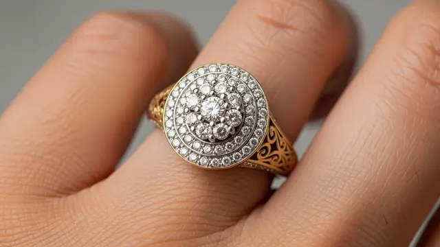 Model Cincin Emas 24 Karat 5 Gram Motif Emas London/Ilustrasi Gemini AI