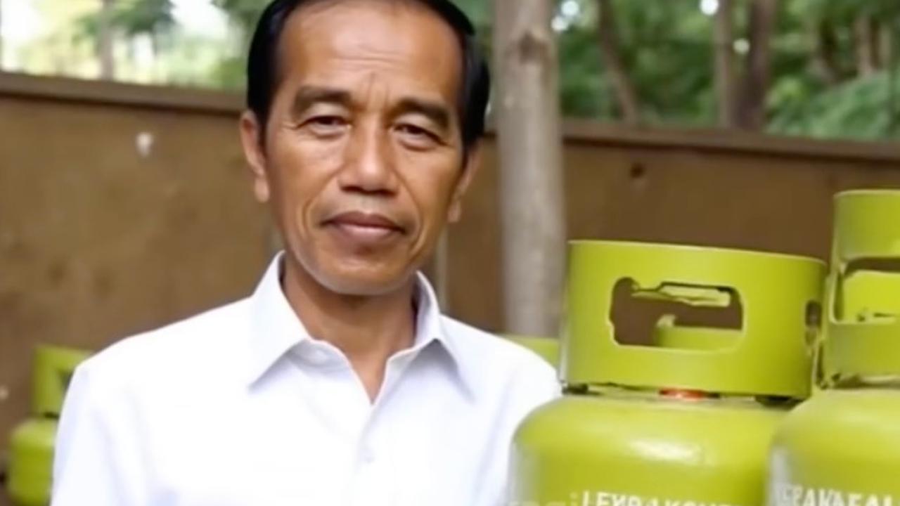 Ini Penampakan jika Para Mantan Presiden Indonesia Jadi Pedagang Gas 3Kg Versi AI