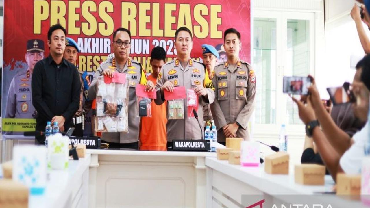 Polsek Banjarmasin Timur Gagalkan Peredaran Sabu 1 Kg, Dua Tersangka Diamankan