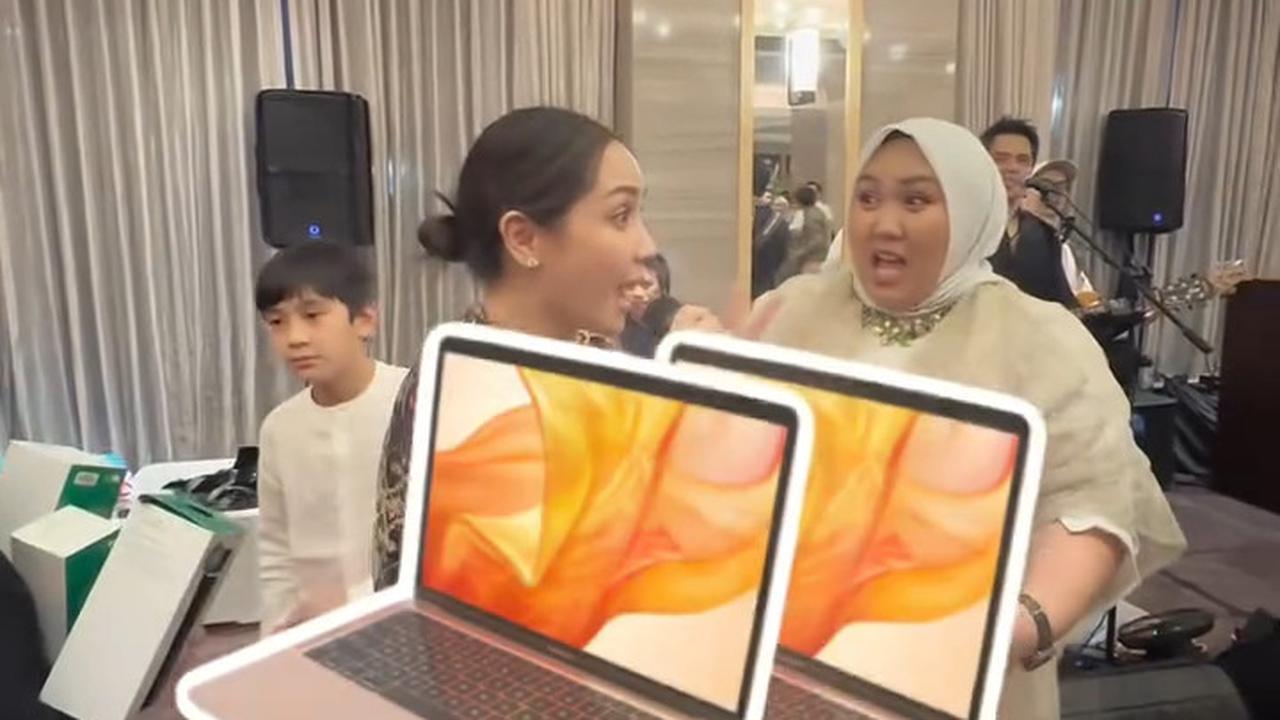 Potret Seru-seruan Ramadan Nagita Slavina dan Tim RANS, Kasih Undian Berhadiah iPhone hingga Motor