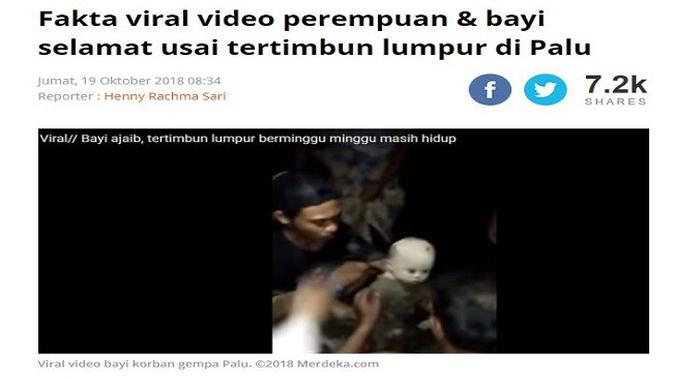 Gambar Tangkapan Layar Artikel dari Situs merdeka.com.