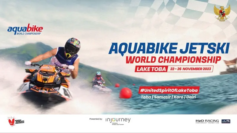 Aquabike Jet Ski World Championship 2023 Digelar di Danau Toba