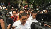 Wakil Ketua DPR RI Fadli Zon datangi rumah Prabowo (Liputan6.com/Radityo Priyasmoro)