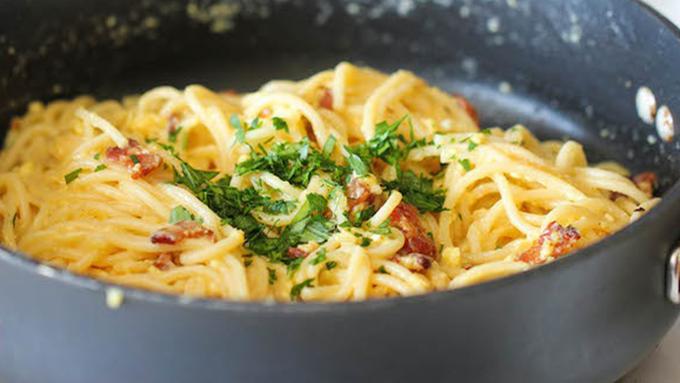 Resep Spaghetti Carbonara 5 Bahan Saja - Lifestyle Fimela.com