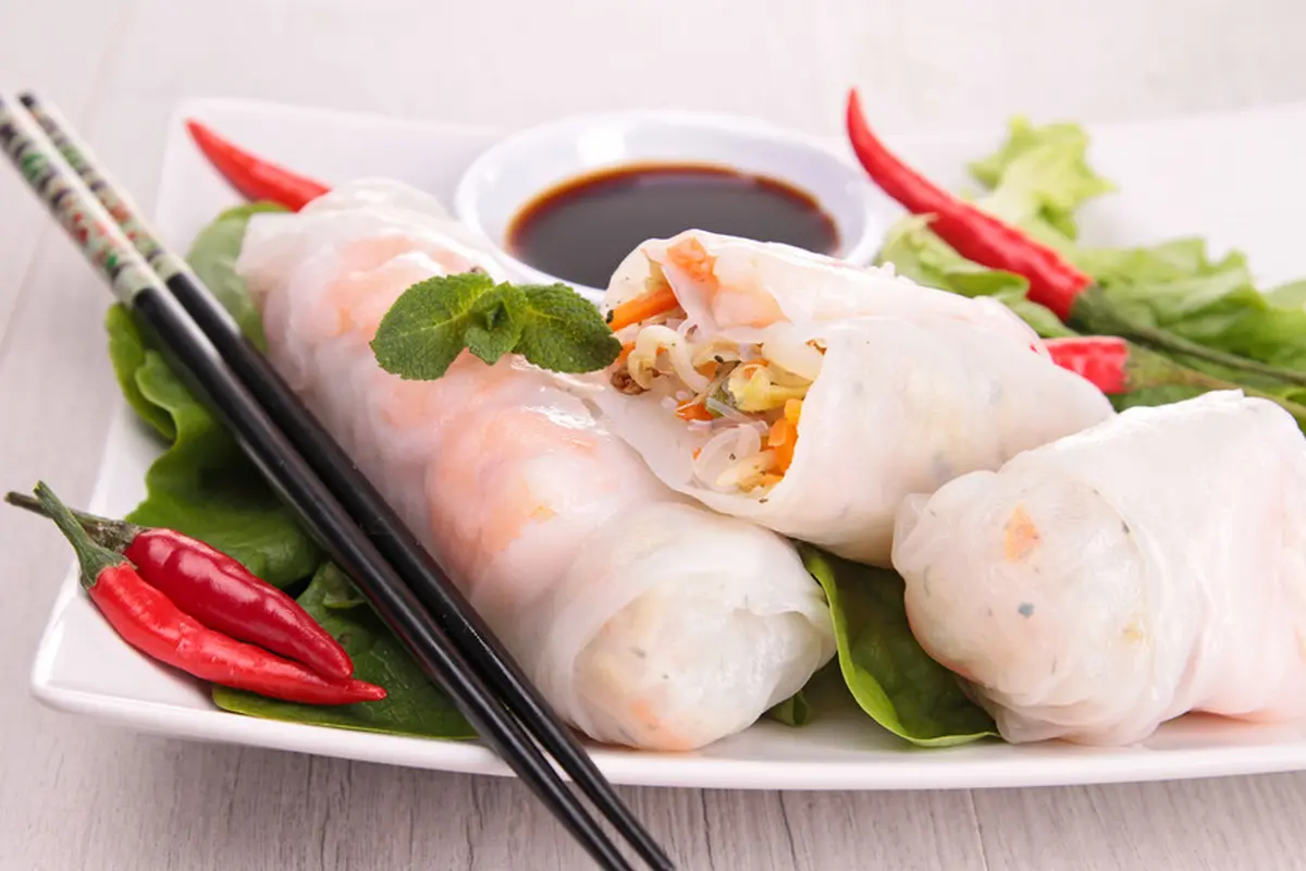 spring roll salad