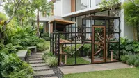 7 Ide Kandang Kucing Outdoor yang Menyatu dengan Taman, Estetik dan Aman untuk Anabul
