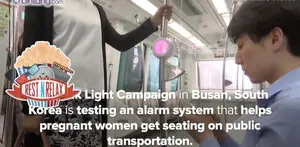 Alarm Ini Bantu Ibu Hamil Dapatkan Tempat Duduk di Kereta