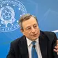 PM Italia Mario Draghi. (Mauro Scrobogna/LaPresse via AP)