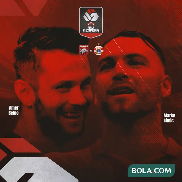 Piala Menpora - Borneo FC Vs Persija Jakarta - Head to Head Pemain