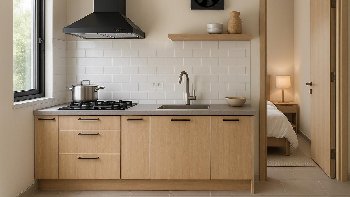 7 Desain Dapur Dekat Kamar Tidur yang Anti Bau dan Tetap Estetik di 2025