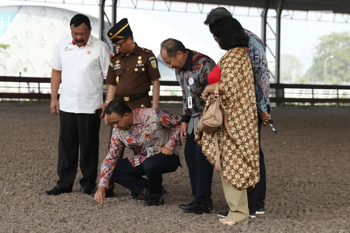 Gubernur Anies Baswedan Tinjau Jakarta International Equestrian Park Pulomas