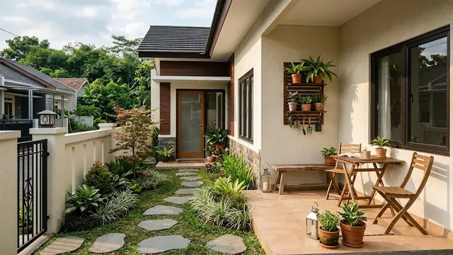 Model Teras Samping untuk Rumah