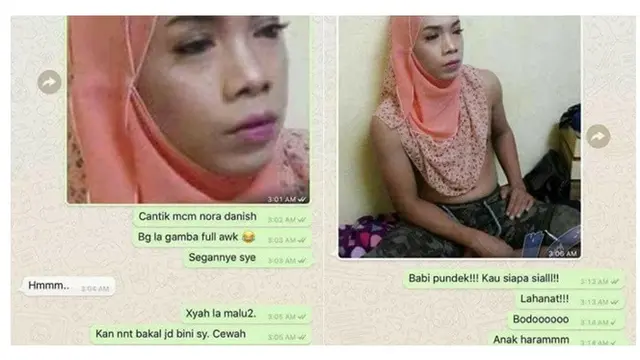 Potret Cowok Saat Didandani ala Cewek Ini Kocak Abis