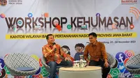 Kantor Wilayah BPN Provinsi Jawa Barat menggelar Workshop Kehumasan, Kamis 23 November 2023. (Ist)
