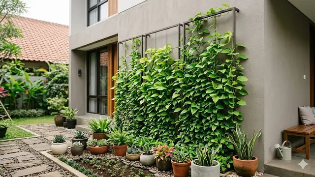 Ide Kebun Rambat Mini di Samping Rumah