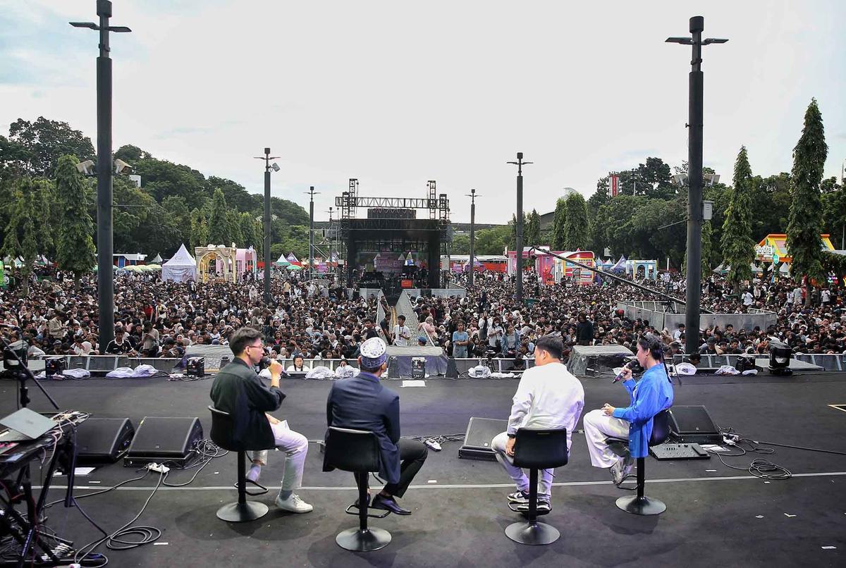 FOTO: Keseruan Jelang Buka Puasa KapanLagi Buka Bareng BRI Festival 2025
