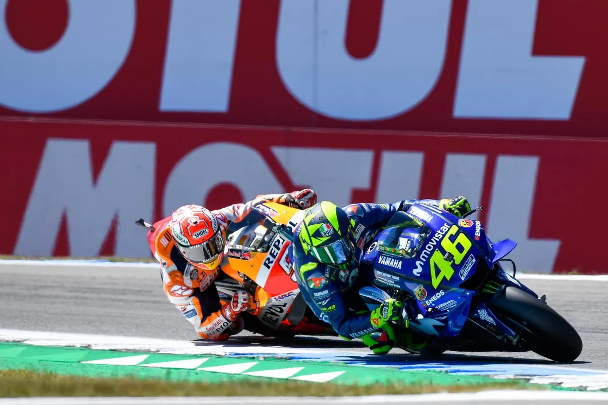Valentino Rossi, Marc Marquez,