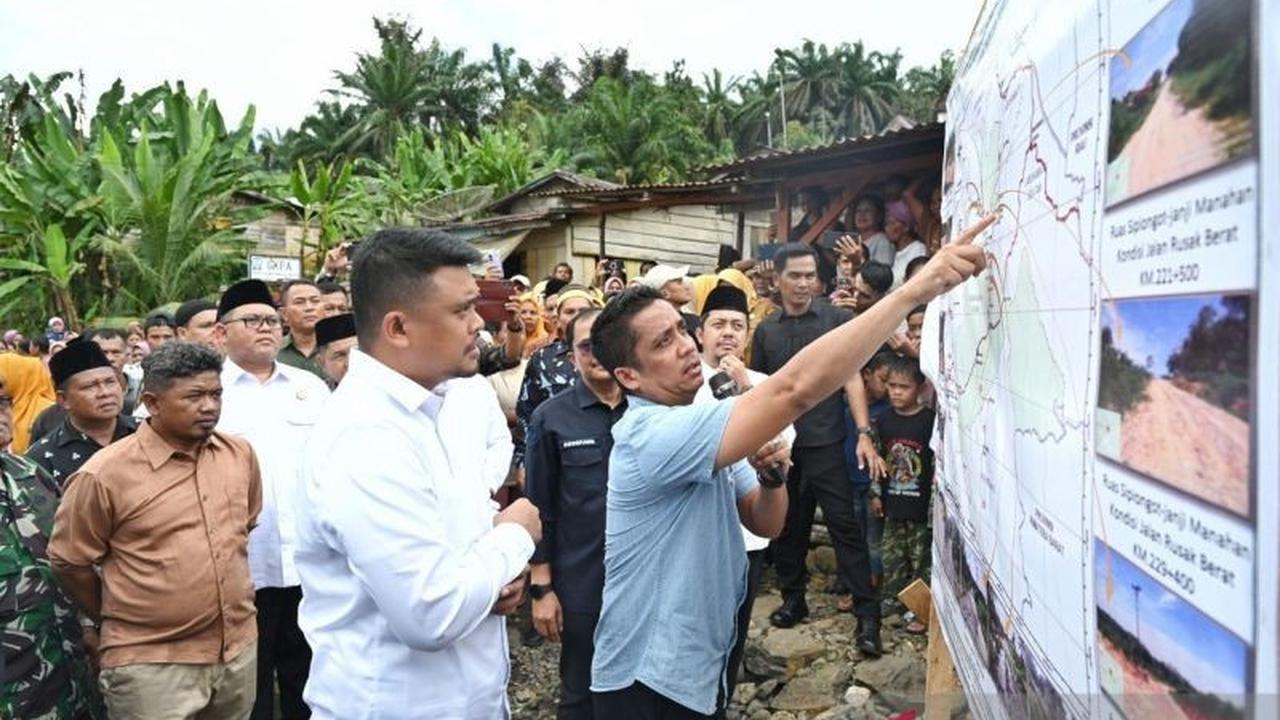 Gubernur Bobby Nasution Pastikan Pembangunan Jalan Sipiongot di Padang Lawas Utara Dimulai Usai Lebaran
