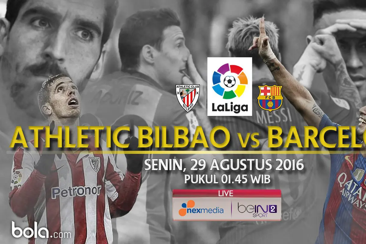 Athletic Bilbao vs Barcelona (Bola.com/Adreanus Titus)