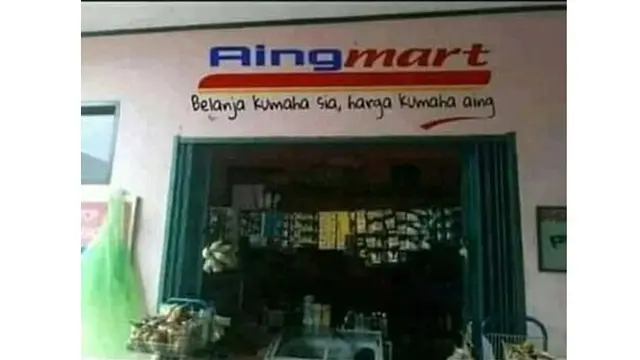 6 Pelesetan di Spanduk Jualan Ini Kocak, Bikin Ketawa