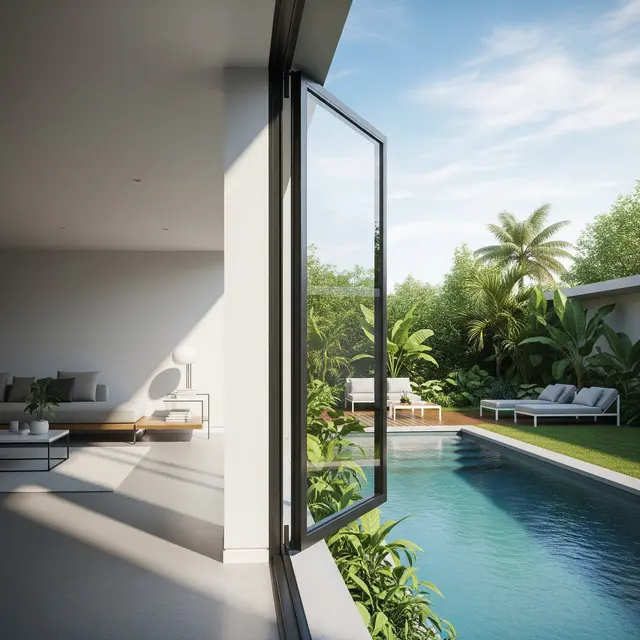 Model Jendela Rumah Kecil agar Angin Masuk Maksimal dan Ruangan Tidak Gerah (Image by Gemini AI)