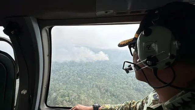Api Way Kambas Belum Padam, Petugas Andalkan Selang 3 Km