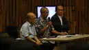 Para Panelis tengah mengajukan pertanyaan ke calon ketum PSSI pada acara debat di  SCTV Tower, Jakarta, Selasa (04/10/2016). (Bola.com/Nicklas Hanoatubun)
