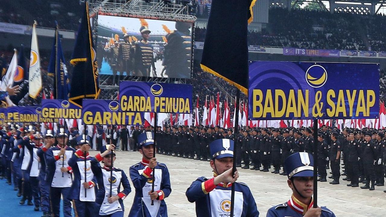 FOTO: Apel Perubahan Partai Nasdem, Kader dan Simpatisan Penuhi Stadion Gelora Bung Karno
