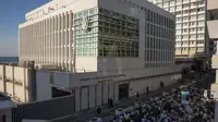Kedutaan Besar (Kedubes) AS di Israel. (AP/File)