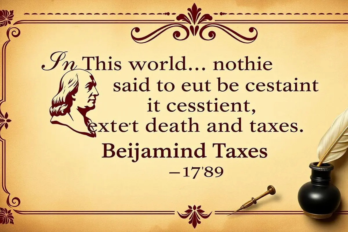 Death and Taxes Quotes