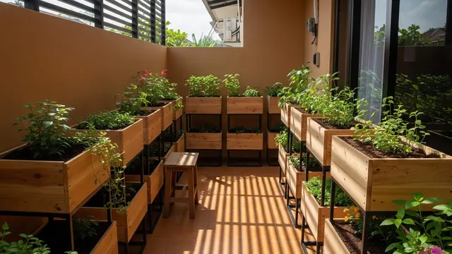 Model Teras Rumah Sempit Tanpa Pagar, Jadi Kebun Mini