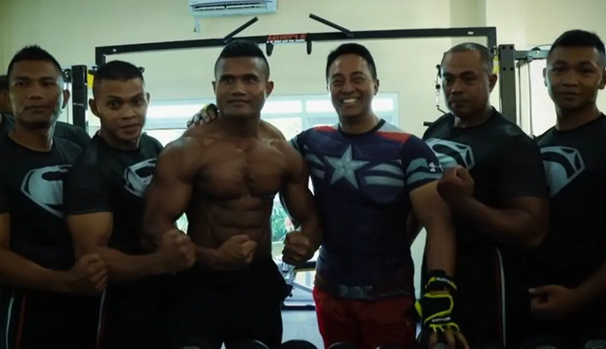 Sertu Andrianto juga menceritakan awal mula dirinya menekuni olahraga binaraga. Ia mengaku mengawali fitnes tersebut dari tahun 2000.