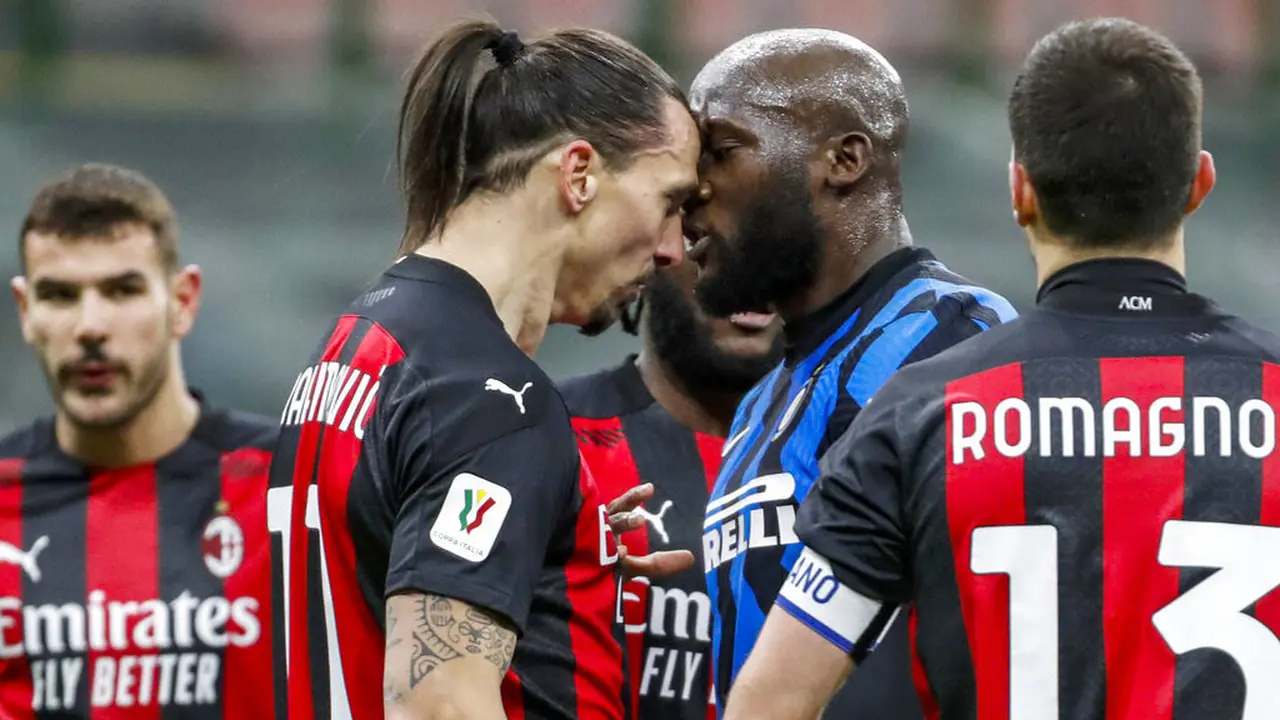 FOTO: Momen Romelu Lukaku Meradang Hingga Zlatan Ibrahimovic Dipaksa Keluar Lapangan