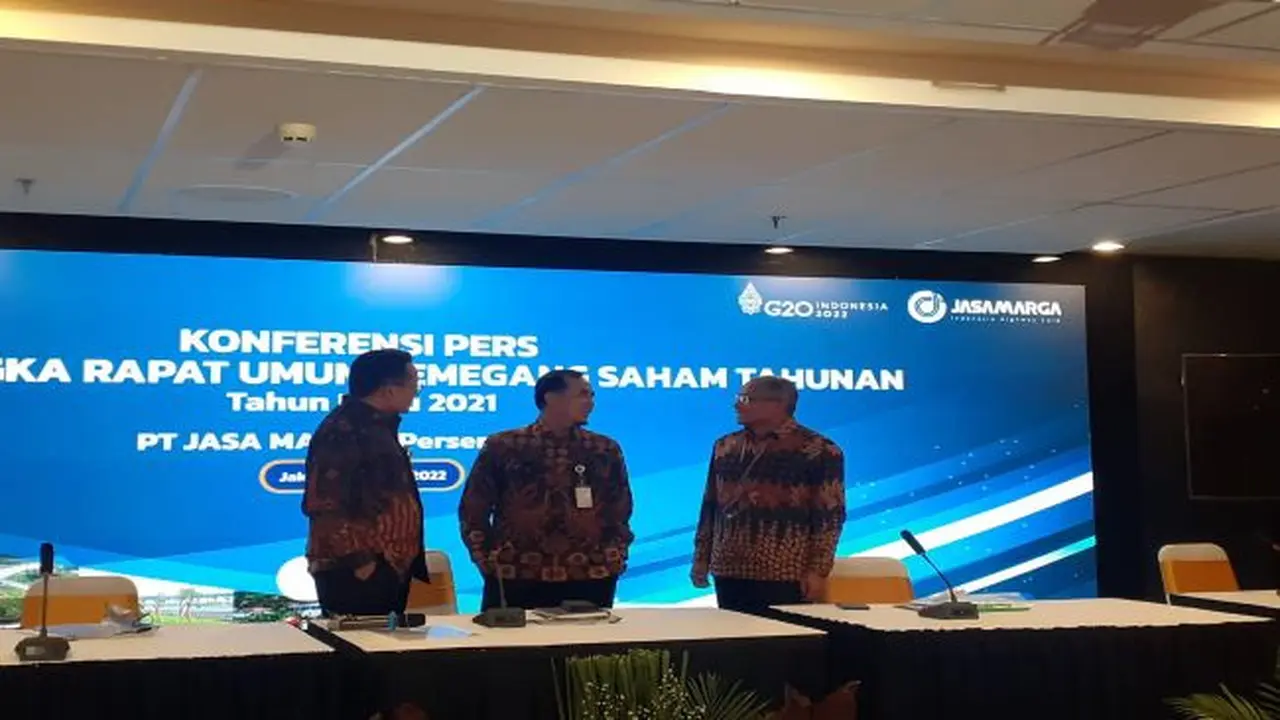 RUPST PT Jasa Marga Tbk (JSMR), Rabu (27/4/2022) (Foto: Liputan6.com/Elga N)