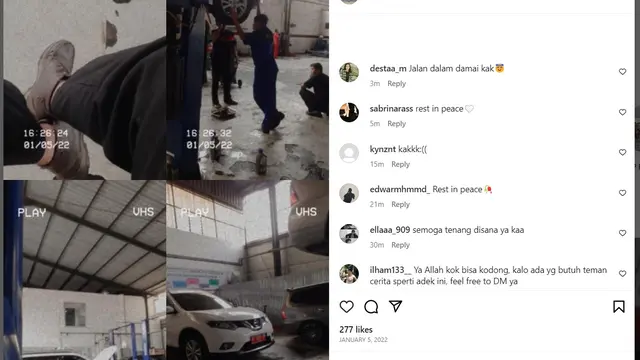 Remaja Inisial TJS Diduga Sebagai Sosok Pria yang Tewas Usai Loncat dari Jembatan Suhat Malang pada Jumat Sore 26 Mei 2023. Warganet Kemudian Membanjiri Akun Instagram TJS Berisi Untaian Doa