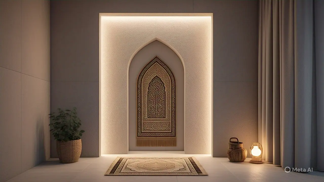 Desain Mihrab Sederhana untuk Rumah Minimalis