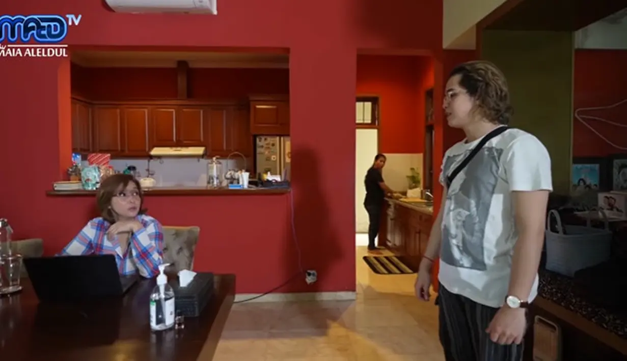 Dul Jaelani dan Maia Estianty (Youtube/MAIA ALELDUL TV)