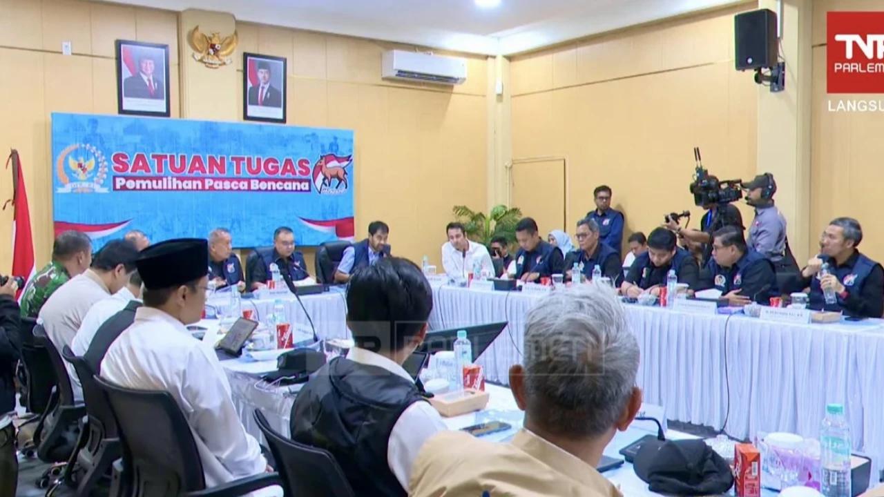 Dipimpin Dasco, Rakor Pemulihan Pascabencana Sumatra digelar di Aceh