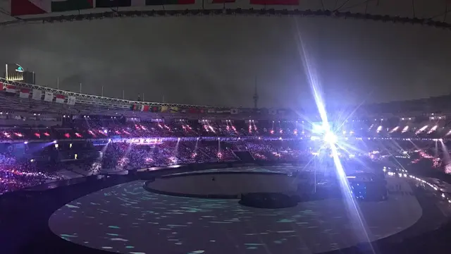 Tampak Panggung Closing Ceremony Asian Games 2018 yang Megah